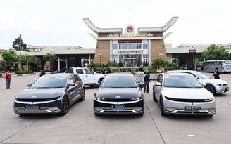 5 ô tô điện Hyundai Ioniq 5 xuyên Đông Nam Á đến Việt Nam