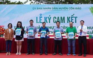 Côn Đảo ký cam kết 'Du lịch giảm nhựa'