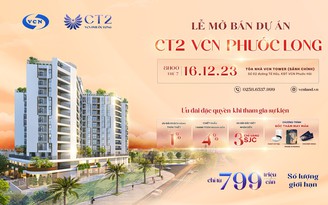 Mở bán căn hộ cao cấp CT2 VCN Phước Long chỉ từ 799 triệu đồng