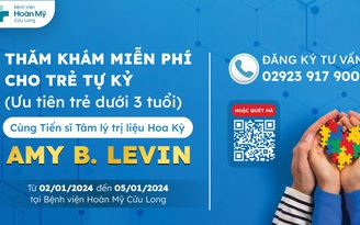 Bệnh viện Hoàn Mỹ Cửu Long tổ chức tầm soát phổ tự kỷ miễn phí cho trẻ