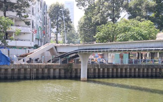 Kênh Nhiêu Lộc - Thị Nghè lần đầu tiên có cầu đi bộ bắc ngang