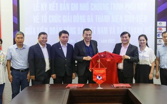Ra mắt giải bóng đá Thanh Niên Sinh viên Việt Nam