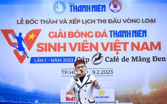 Cháy hết mình với ca khúc giải bóng đá Thanh Niên Sinh viên Việt Nam
