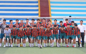 Đội bóng trường du lịch Nha Trang quyết tâm tạo nên bất ngờ
