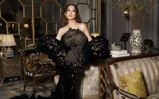 Nữ tỉ phú Mimi Morris diện váy 1 tỉ đồng làm giám khảo Miss Charm