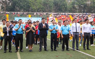 Tưng bừng khai mạc vòng loại giải bóng đá Thanh Niên Sinh viên Việt Nam