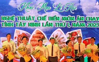 Saigontourist Group tham gia, tài trợ Lễ hội Ẩm thực chay Tỉnh Tây Ninh 2023