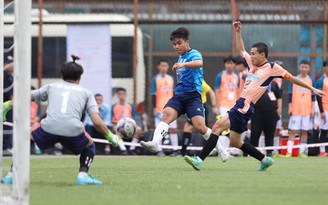 Cầu thủ ghi hat-trick cho ĐH Sư phạm TDTT Hà Nội từng ăn tập chuyên nghiệp