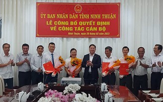Ninh Thuận: Điều động, bổ nhiệm nhiều cán bộ cấp sở và thành phố