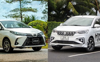 Mua xe chạy dịch vụ tầm giá dưới 600 triệu: Chọn Toyota Vios hay Suzuki Ertiga?