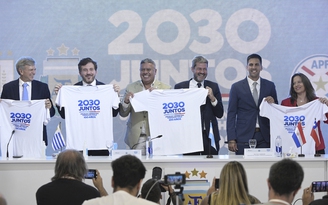 Argentina, Chile, Uruguay, Paraguay khởi động chạy đua đồng đăng cai World Cup 2030