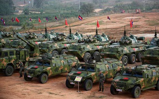Campuchia nối lại tập trận Rồng Vàng với Trung Quốc