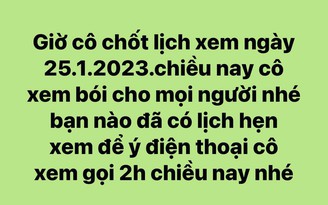 Tràn lan xem bói online trên mạng xã hội