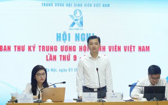 Hội nghị Ban Thư ký T.Ư Hội Sinh viên Việt Nam bàn nhiều nội dung quan trọng