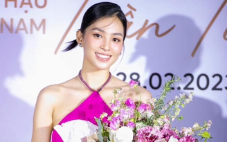 Tiểu Vy gợi cảm với váy hở lưng, xác nhận làm giám khảo Miss World Vietnam 2023