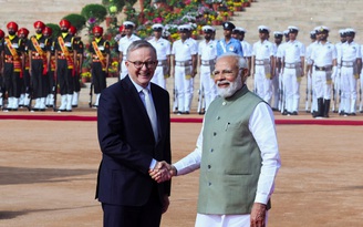 Ấn Độ và Úc đồng ý đẩy mạnh hợp tác quốc phòng, kinh tế