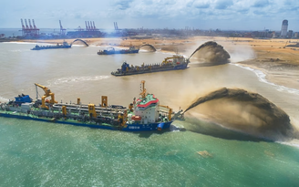 Trung Quốc đóng ‘siêu tàu xây đảo’ mới với công suất kỷ lục