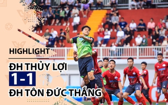 Highlight | ĐH Thủy Lợi 1-1 ĐH Tôn Đức Thắng | Giải bóng đá TNSVVN