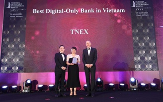 TNEX củng cố vị thế được vinh danh ‘Ngân hàng thuần số tốt nhất Việt Nam’ TNEX củng cố vị thế được vinh danh ‘Ngân hàng thuần số tốt nhất Việt Nam’