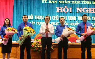 Chủ tịch UBND tỉnh Bình Định đối thoại với thanh niên