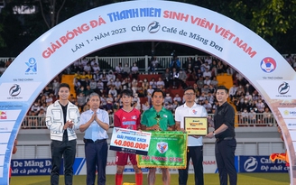 Jepmen Viet Nam trao giải 'Phong cách' cho đội tuyển bóng đá Trường ĐH Tôn Đức Thắng