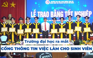 Trường lập web hỗ trợ sinh viên với hơn 19.000 việc làm mỗi ngày