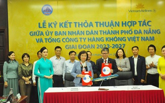 TP.Đà Nẵng và Vietnam Airlines ký kết hợp tác toàn diện giai đoạn 2023 - 2027