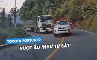 Toyota Fortuner vượt ẩu trên đèo Bảo Lộc: Dân mạng phẫn nộ đòi phạt nghiêm tài xế