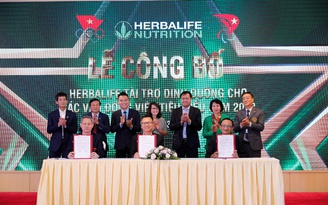 Herbalife Việt Nam tiếp tục tài trợ dinh dưỡng cho vận động viên Việt Nam xuất sắc