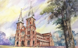 Góc ký họa: Nhà thờ Đức Bà