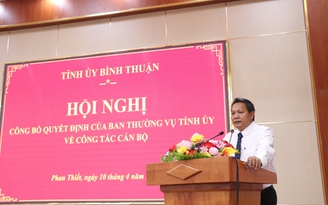 Bình Thuận: Bí thư TX.La Gi Phạm Văn Nam làm Bí thư Thành ủy Phan Thiết
