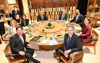 Ngoại trưởng G7 nhóm họp, Trung Quốc và an ninh khu vực là tâm điểm