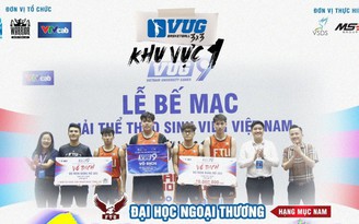 Trường ĐH Ngoại thương lập cú đúp vô địch tại vòng chung kết khu vực 1 giải VUG9