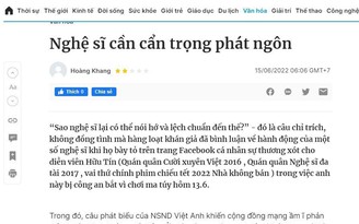 Nỗi lo thói quen phán xét và ứng xử chợ búa trên không gian mạng