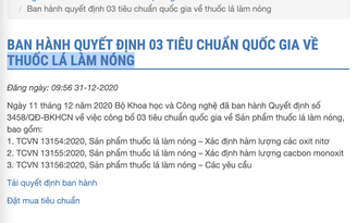 Khả năng giảm tác hại của thuốc lá thế hệ mới được kiểm chứng như thế nào?