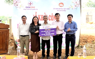 Quảng Trị: Khởi công xây dựng nhà tình thương do EVNCPC hỗ trợ