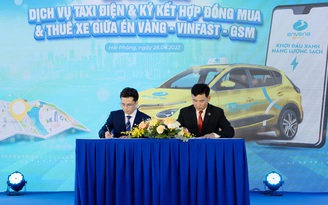 Én Vàng mua-thuê 150 ôtô điện Vinfast, ra mắt dịch vụ taxi điện tại Hải Phòng