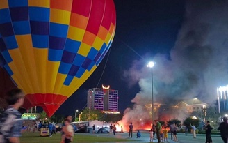 Cháy, nổ khinh khí cầu khổng lồ ở Tuyên Quang khiến 5 người bị thương
