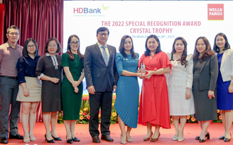 HDBank tiếp tục nhận giải thưởng chất lượng thanh toán quốc tế xuất sắc