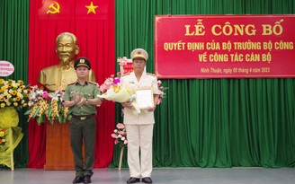 Thượng tá Nguyễn Đình Thuận Hải giữ chức Phó giám đốc Công an tỉnh Ninh Thuận
