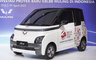Ô tô điện Wuling Air EV được sử dụng tại Hội nghị Cấp cao ASEAN 2023