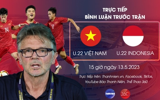 TRỰC TIẾP: U.22 Việt Nam - U.22 Indonesia | Bình luận trước trận bán kết bóng đá nam SEA Games 32