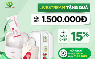 Livestream random trúng thưởng lên đến 1.500.000đ tại Mai Hân mỹ phẩm