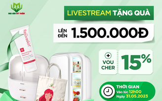 Livestream random trúng thưởng lên đến 1.500.000đ tại Mai Hân mỹ phẩm Livestream random trúng thưởng lên đến 1.500.000đ tại Mai Hân mỹ phẩm