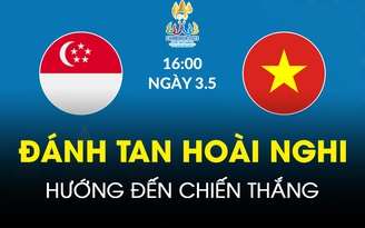 Nhận định U.22 Singapore - U.22 Việt Nam: Mục tiêu 3 điểm không dễ dàng