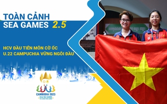 Toàn cảnh SEA Games 32 tối 2.5: Việt Nam có HCV đầu tiên | U.22 Campuchia vững ngôi đầu