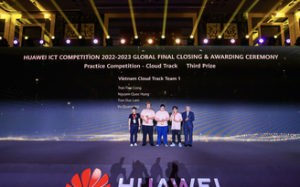 Sinh viên Việt Nam giành giải Ba cuộc thi Huawei ICT Competition