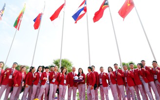 Cờ Việt Nam tung bay tại SEA Games 32