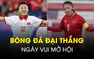 Dấu ấn đội tuyển nữ và U.22 Việt Nam ngày toàn thắng: Niềm vui nhân đôi