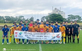 U.17 Việt Nam hòa đáng tiếc sau khi đã dẫn trước 3 bàn ở Nhật Bản